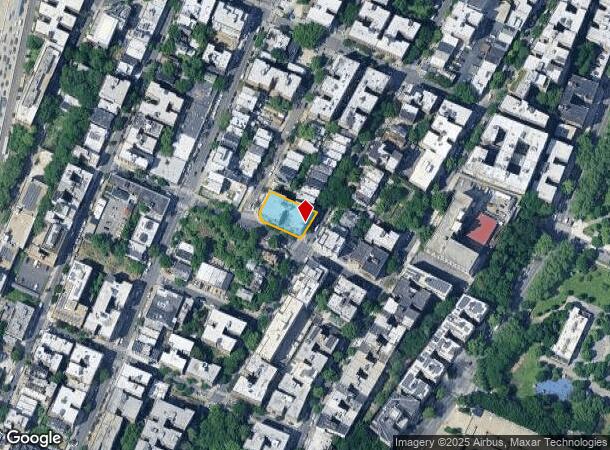  1001 Woodycrest Ave, Bronx, NY Parcel Map