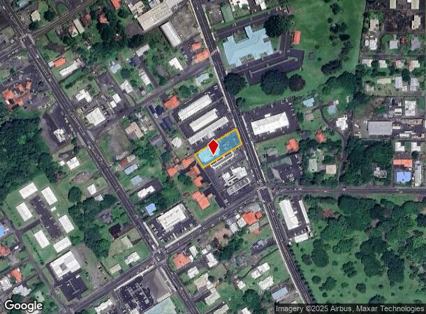 1438 Kilauea Ave, Hilo, HI Parcel Map