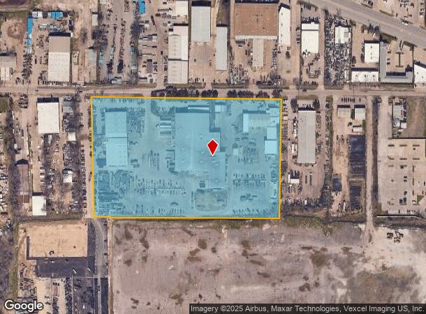  2010 California Crossing Rd, Dallas, TX Parcel Map
