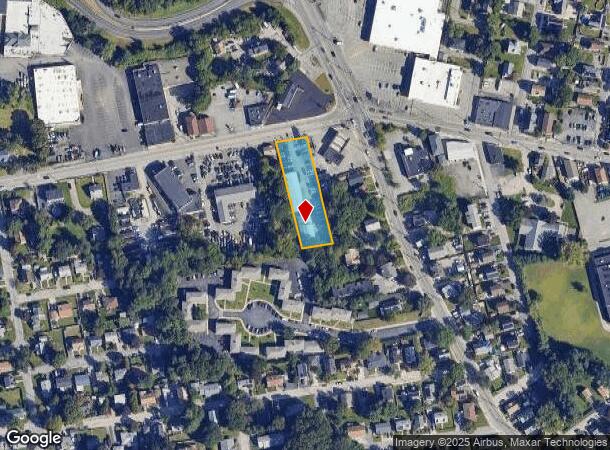  734 Hartford Ave, Johnston, RI Parcel Map