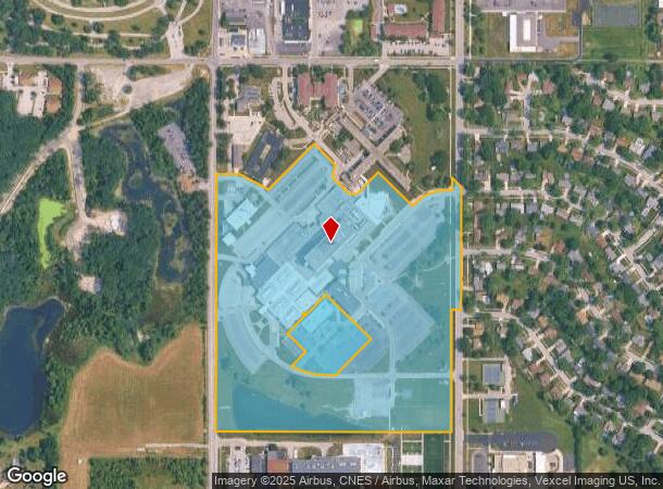 1201 S Main St, Crown Point, IN Parcel Map