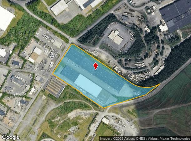 1026 Reeves St, Dunmore, PA Parcel Map