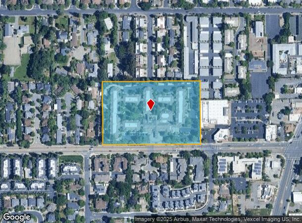  1580 Geary Rd, Walnut Creek, CA Parcel Map
