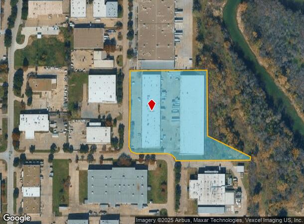 2550 114Th St, Grand Prairie, TX Parcel Map