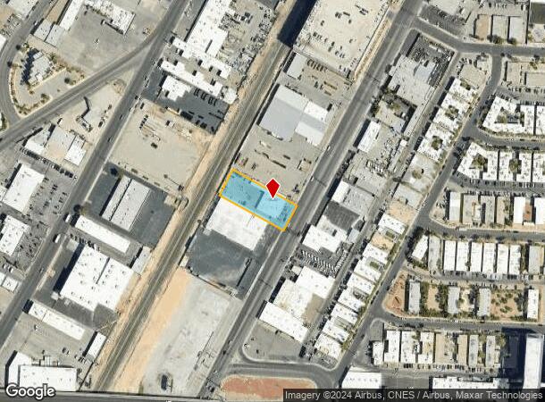  2310 Industrial Rd, Las Vegas, NV Parcel Map