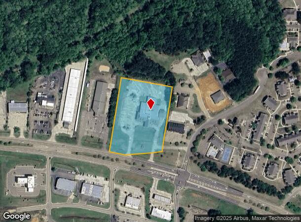  1360 W Government St, Brandon, MS Parcel Map