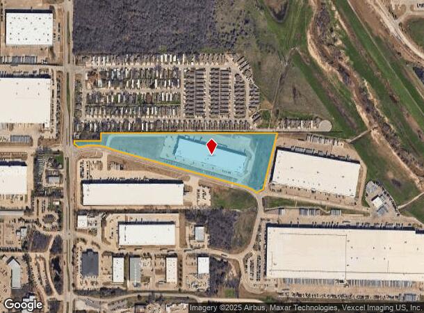 5251 Frye Rd, Irving, TX Parcel Map