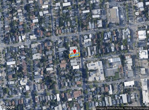  1618 Milvia St, Berkeley, CA Parcel Map