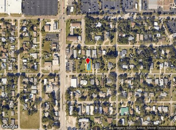  20 E Avenue B, Melbourne, FL Parcel Map
