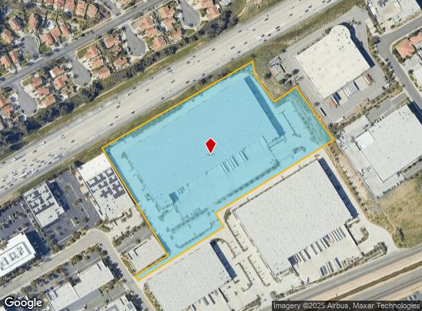 2553 Sampson Ave, Corona, CA Parcel Map