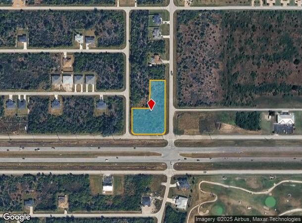 6424 Meadow Ln, Port Charlotte, FL Parcel Map