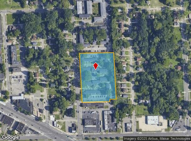  17148 Bentler St, Detroit, MI Parcel Map