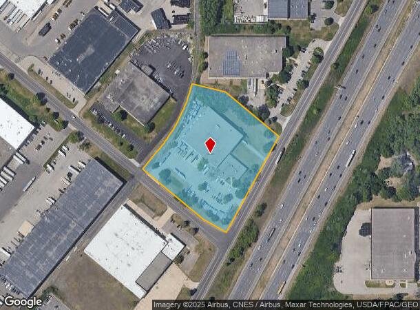  2845 W Service Rd, Saint Paul, MN Parcel Map