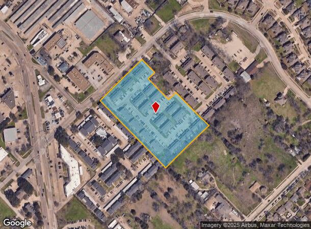  4221 Rosehill Rd, Garland, TX Parcel Map