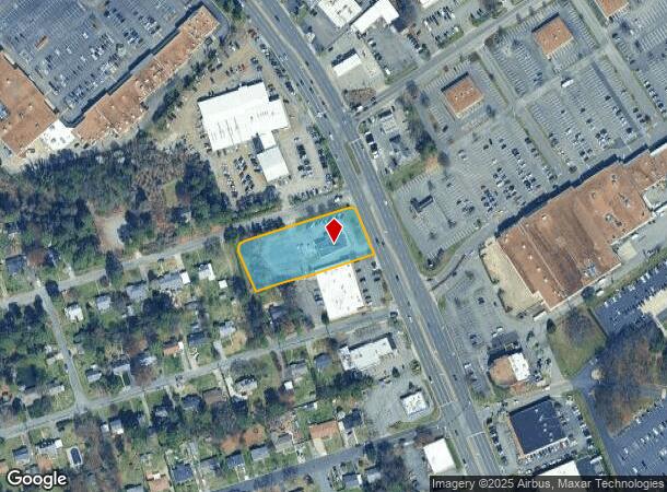  7605 W Broad St, Henrico, VA Parcel Map