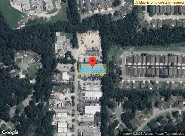  305 Industrial Way, Fayetteville, GA Parcel Map