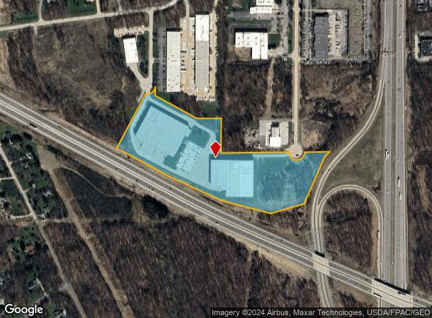  1 Andrews Cir, Brecksville, OH Parcel Map