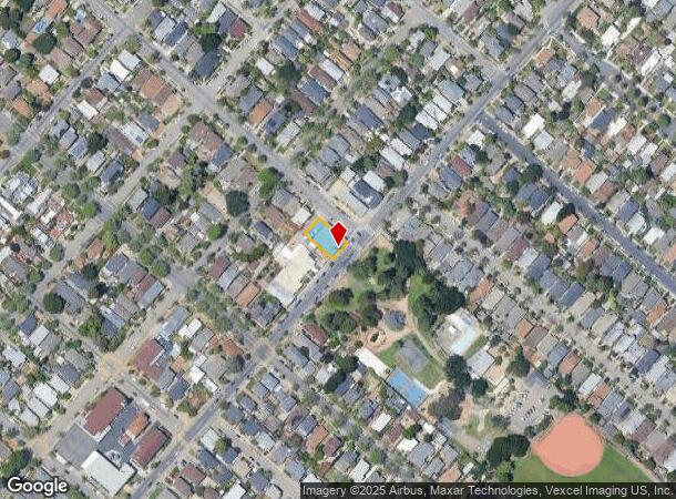 1429 High St, Alameda, CA Parcel Map