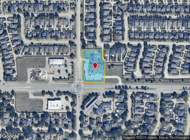 1605 E Main St, Allen, TX Parcel Map