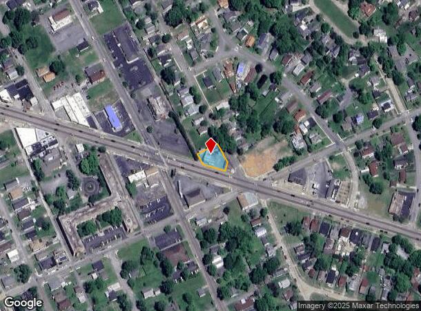  1022 E Center St, Kingsport, TN Parcel Map