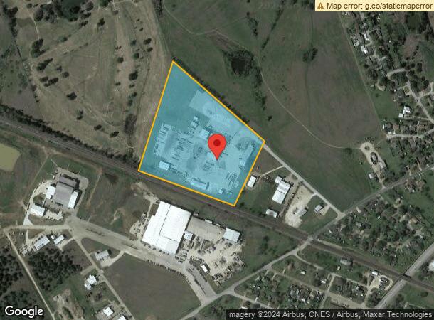  1109 Foundation Dr, Caldwell, TX Parcel Map