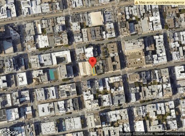  1264 Bush St, San Francisco, CA Parcel Map