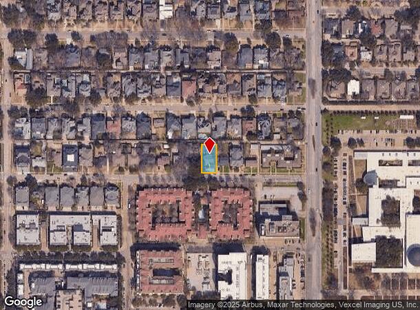 6727 Del Norte Ln, Dallas, TX Parcel Map