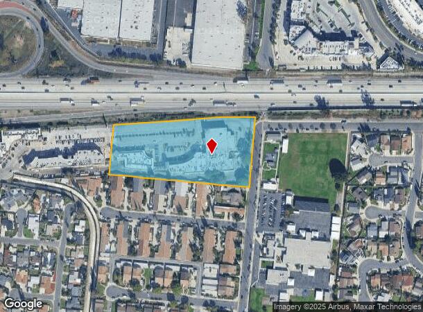  1380 Fullerton Rd, Rowland Heights, CA Parcel Map