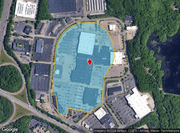  540 Westgate Dr, Brockton, MA Parcel Map