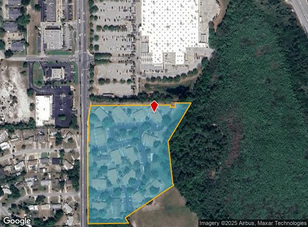 2600 Clearlake Rd, Cocoa, FL Parcel Map