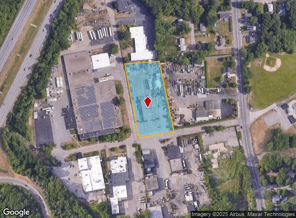  41 Walton St, Attleboro, MA Parcel Map