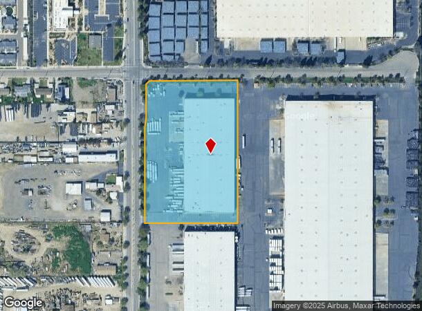 2825 S Elm Ave, Fresno, CA Parcel Map