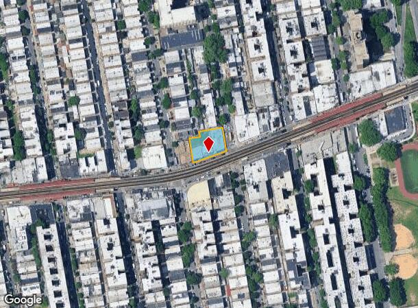 1577 Westchester Ave, Bronx, NY Parcel Map