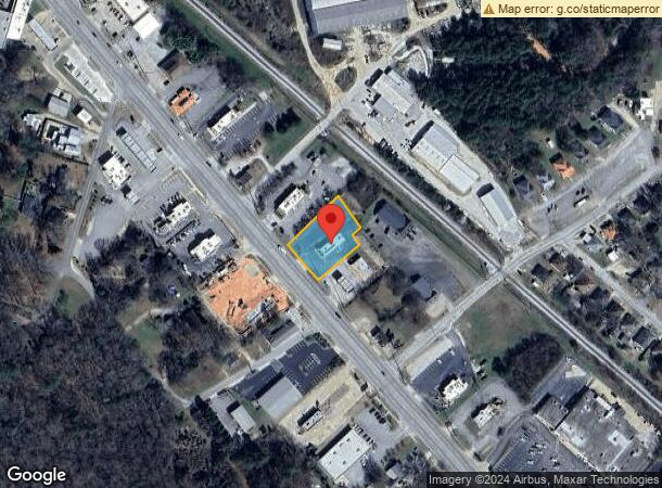  623 Elbert St, Elberton, GA Parcel Map