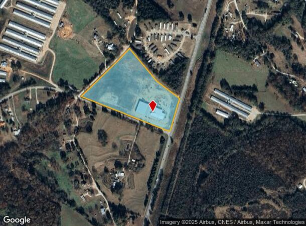  50 Grady School Rd, Canon, GA Parcel Map