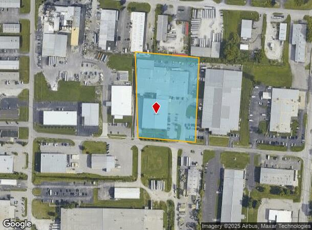  1507 Production Rd, Jeffersonville, IN Parcel Map