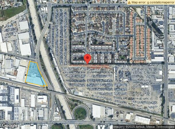  12450 Saticoy St, North Hollywood, CA Parcel Map