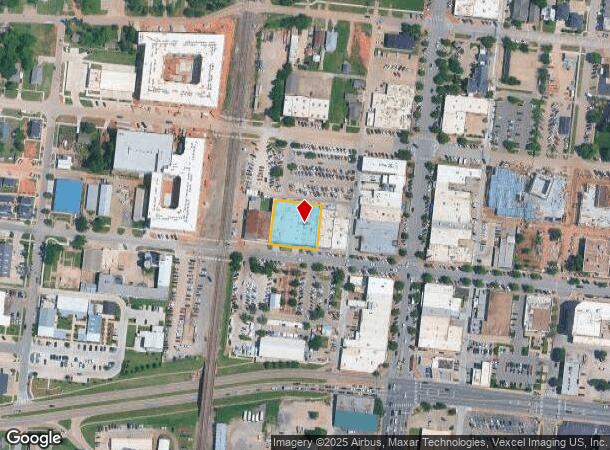  23 W 1St St, Edmond, OK Parcel Map