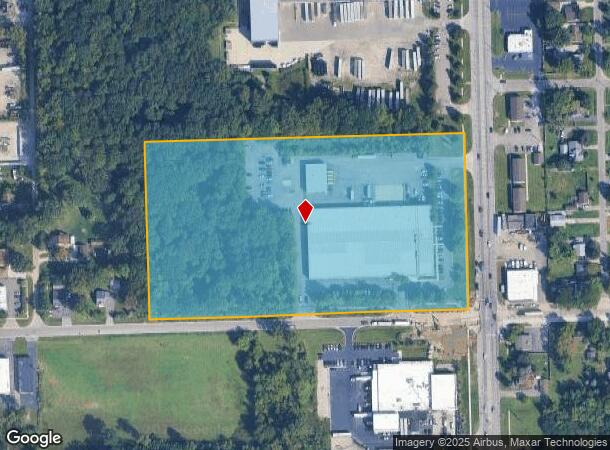 6340 Middlebelt Rd, Romulus, MI Parcel Map