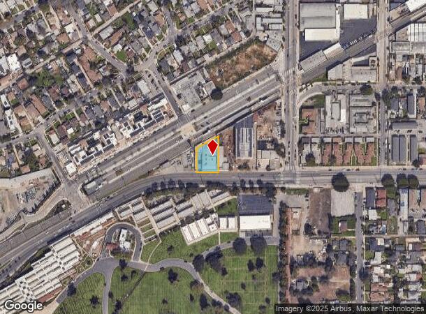  1131 E Florence Ave, Inglewood, CA Parcel Map