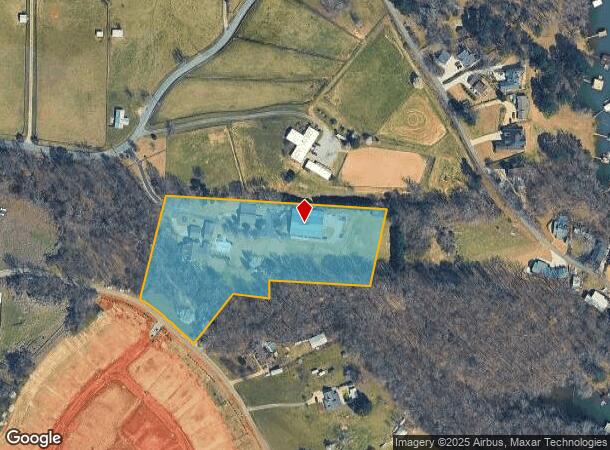 611 Elliott Rd, Dawsonville, GA Parcel Map