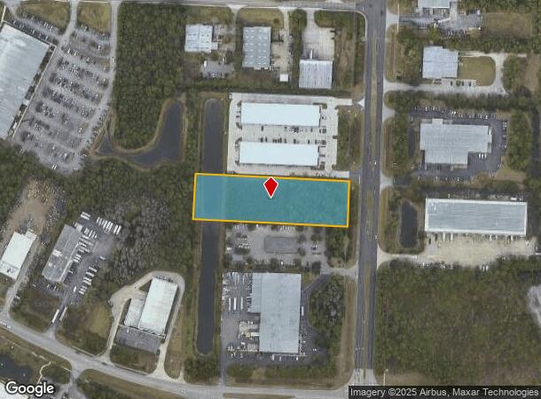  832 Bill France Blvd, Daytona Beach, FL Parcel Map