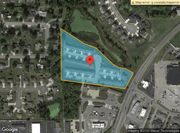  1100 Spartan Dr, Columbia City, IN Parcel Map