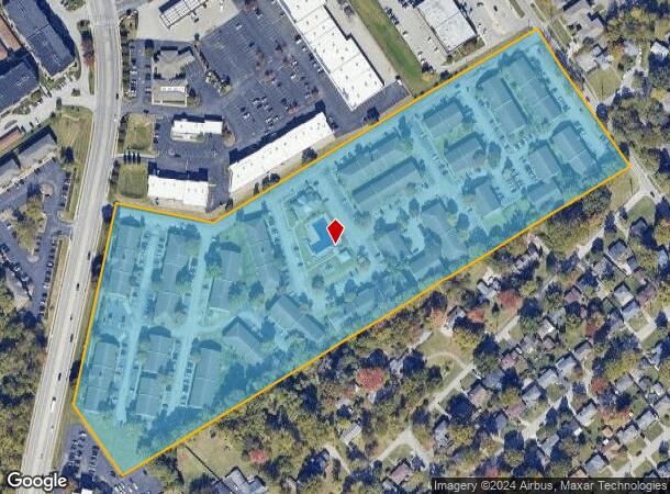  7204 Churchill Park Dr, Louisville, KY Parcel Map