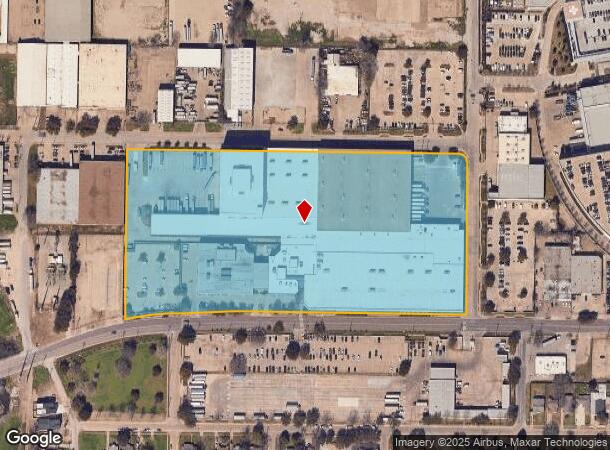  1805 Record Crossing Rd, Dallas, TX Parcel Map