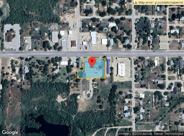  1517 W Walker St, Breckenridge, TX Parcel Map