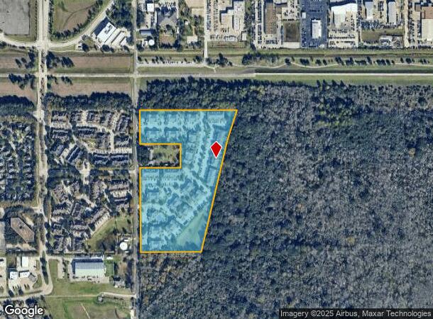 529 Barker Clodine Rd, Houston, TX Parcel Map