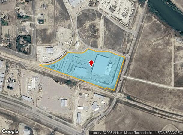  350 Cole Creek Rd, Evansville, WY Parcel Map