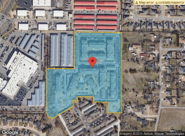  14140 Broadway Ave, Oklahoma City, OK Parcel Map