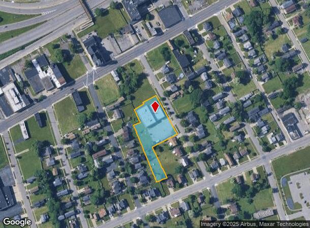 406 Pratt St, Buffalo, NY Parcel Map